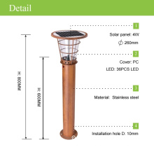 Intelligente Solar powered led leuchten Gartenleuchten, solar LED Außenleuchten für Gartenbeleuchtung